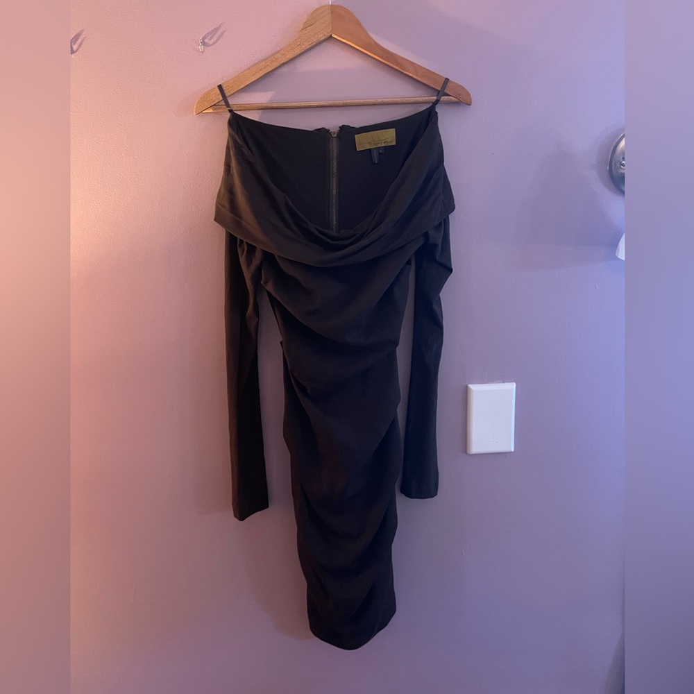Nicole Miller Brown Dress